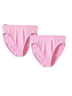 Rhonda Shear Pretty In Pink Ahh Panty Set of 2  X SMALL
